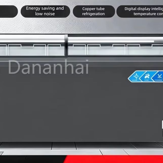 Commercial Chest Freezer - Island Marka, Süpermarketlerde Dondurulmuş Gıda Ürünlerinin