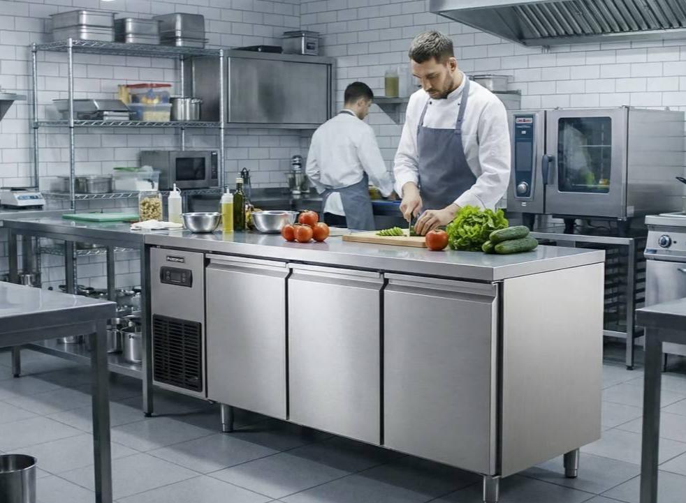 Soğutmalı Tezgah, Paslanmaz Çe - Commercial Kitchen Worktops incelemesi ve fiyatı